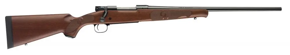 Newly Listed - Winchester Guns 70 Featherweight Compact 6.8 Western 3+1 20" Satin Black Walnut Fixed w/Textured Grip Panels Stock Bru