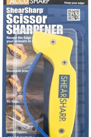 AccuSharp ShearSharp Scissors Sharpener Yellow/Blue - Order Direct