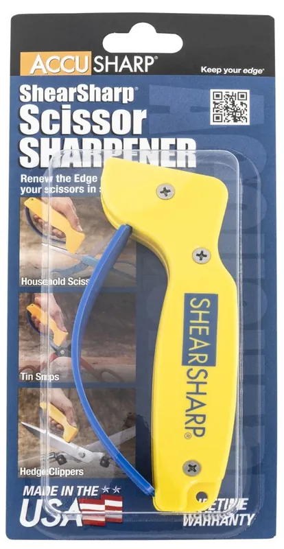 AccuSharp ShearSharp Scissors Sharpener Yellow/Blue - Order Direct