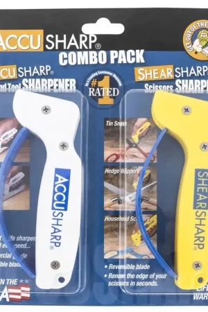 Low Price | AccuSharp ShearSharp Combo Diamond Tungsten Carbide Sharpener Combo