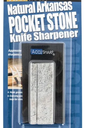 Buy Online | AccuSharp Pocket Stone Arkansas Stone Sharpener Natural Arkansas