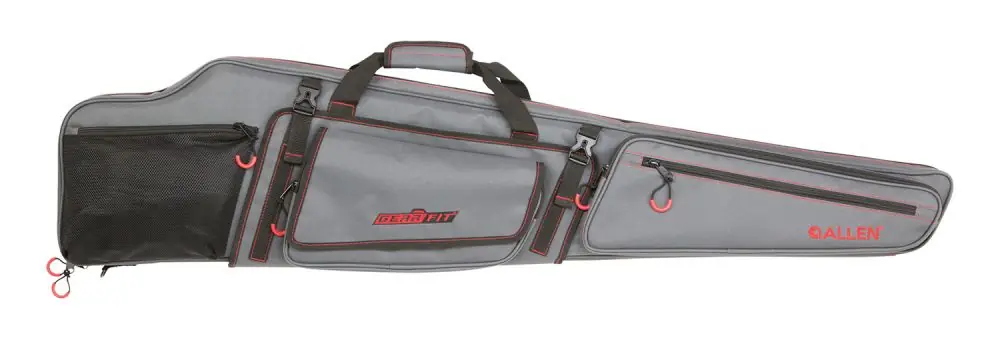 Allen Company Dakota 48 inch Scoped Rifle Case Gray with Red Accents | Shop Online