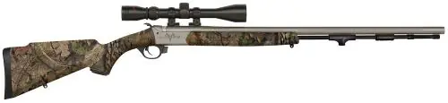Traditions Firearms Pursuit XT .50 Stainless Cerakote Mossy Oak Break-Up Synthetic Stock Black Powder Inline Muzzleloader 3-9x40 Scope | Great Value