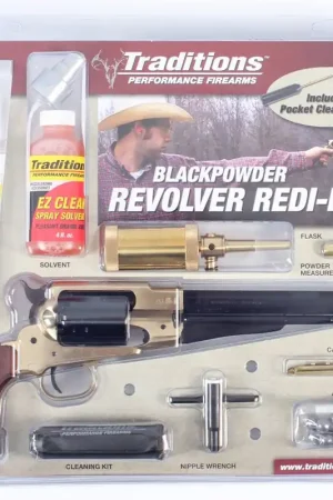 Traditions Firearms 1858 Army Redi-Pak SAO .44 Blued Muzzleloading Revolver | Shop Today