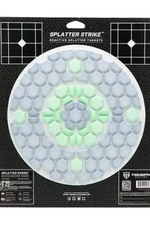 Reliable Choice | Triumph Systems Splatter Strike Reactive Splatter Target Bullseye Hanging Corrugate