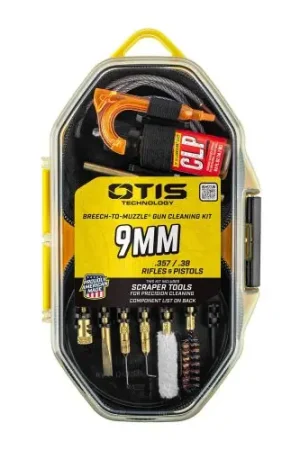 Low Stock - OTIS Technology FG-645-9 9mm Pistol Cleaning System Black