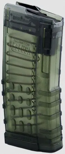 KCI Magazines AR-15 21+1 .223 Rem Smoke Polycarbonate Magazine | Professional Grade