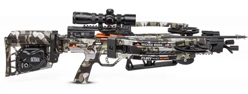 Ready to Ship | Wicked Ridge XBOW Fury 410 Acudraw De-Cock 410FPS Camo