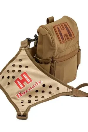 Ending Soon | Hornady Bino Case Tan Harness Magnetic Closure