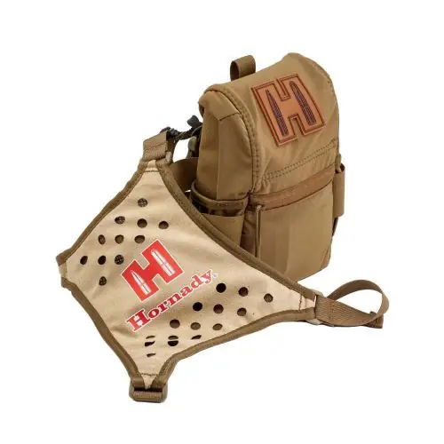 Ending Soon | Hornady Bino Case Tan Harness Magnetic Closure