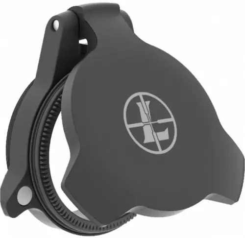 Leupold Alumina Flip-Back Scope Cover 24mm Objective Screw-On Matte Black | Top Pick