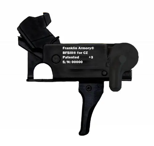 Professional Grade - Franklin Armory BFSIII CZ Scorpion Style Trigger Black