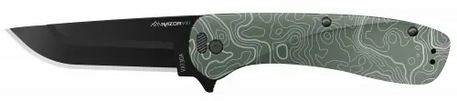 Clearance Price | Outdoor Edge Razor VX1 3 inch Green Topo Alum