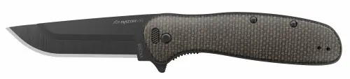 Outdoor Edge Razor VX2 3 in Folding Knife Spring Assist Brown Micarta | Ships Fast