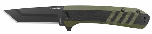 Daily Deal - Outdoor Edge Razor VX4 3 in Folding Knife G10 Tanto Black/Green