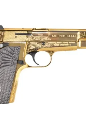 Limited Quantity - Girsan MC P35 9mm Gold Pistol