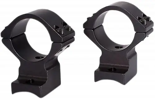 Act Fast - Talley 2-Piece Rings & Base Combo Medium 1" Black Anodized