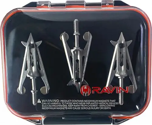 Ravin Broadhead Case Black/Clear | Brand New