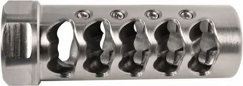 American Precision Arms Gen 4 Fat Bastard Self-Timing 6.5mm Muzzle Brake 5/8x24 Stainless | On Sale