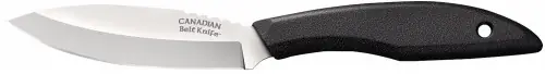 In Demand - Cold Steel Canadian Belt Fixed Drop Point Black Textured Polypropylene