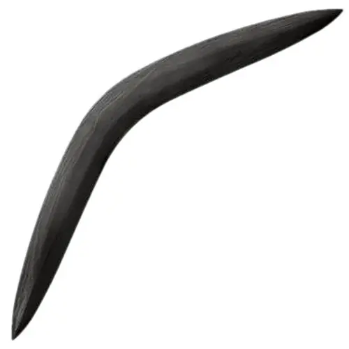 Cold Steel Boomerang Non-Returning Black Polypropylene | Exclusive Offer