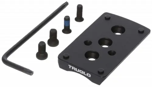 Fast Delivery | TruGlo Pistol Red Dot Sight Mount RMR Footprint Black Nitride Fortress