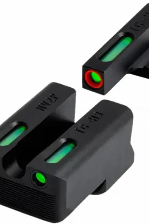 Affordable - TruGlo TFX Pro Green Tritium & Fiber Optic Front and Rear Sight Set