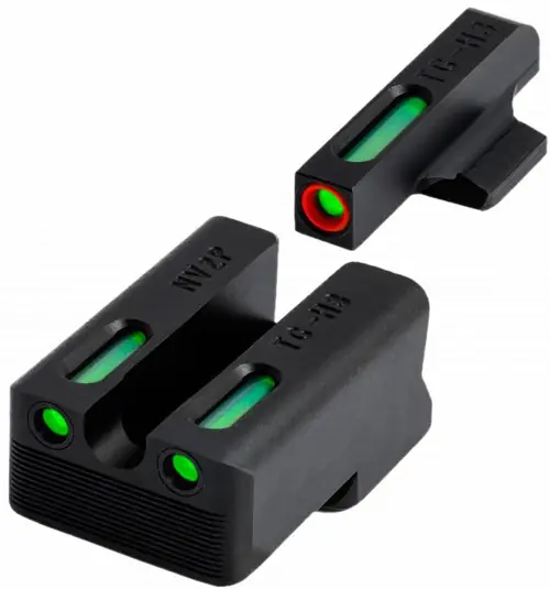 Affordable - TruGlo TFX Pro Green Tritium & Fiber Optic Front and Rear Sight Set