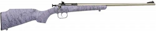 Crickett Gen2 Youth Purple Stock .22 LR Stainless/Silver Rifle | Free Returns