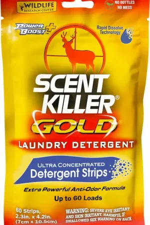 Wildlife Research Center Scent Killer Gold Laundry Detergent Strips Odor Eliminator - Price Cut