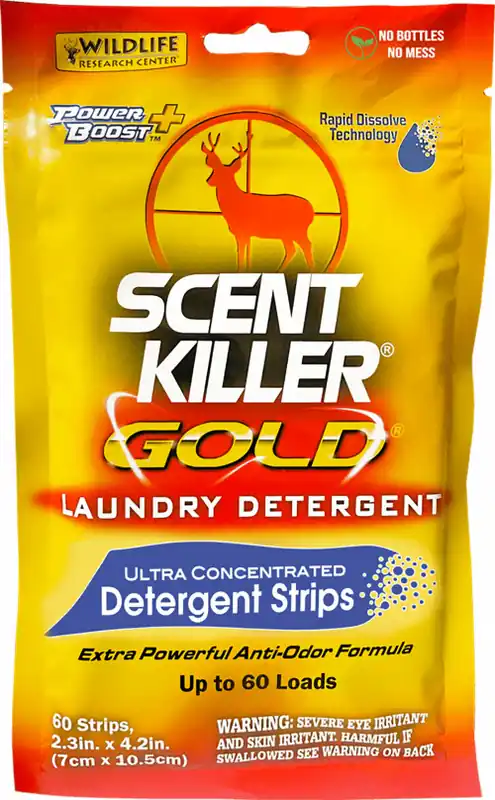 Wildlife Research Center Scent Killer Gold Laundry Detergent Strips Odor Eliminator - Price Cut