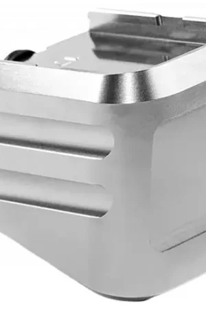 Ends Soon | Cross Armory Glock 17/22/31 Gen 1-5 Magazine Extension Silver Aluminum