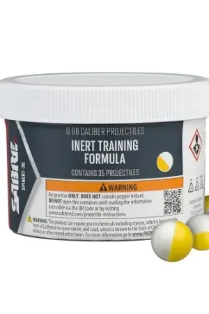 Sabre Sabre Inert Practice 0.68 Caliber Projectile 35 Count Jar - Low Stock