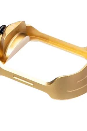New Arrival - Tyrant CNC TDG19G5MWGOLDBLKSCREW Glock 19 Gen 5 Magwell Gold Aluminum