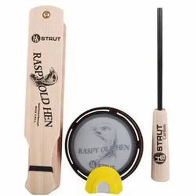 Popular | Hunters Specialties HSP Friction Call Combo Kit Raspy Old Hen