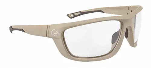 Radians Ducks Unlimited Full-Frame Shooting Glasses Tan Frame Clear Lens - In Demand
