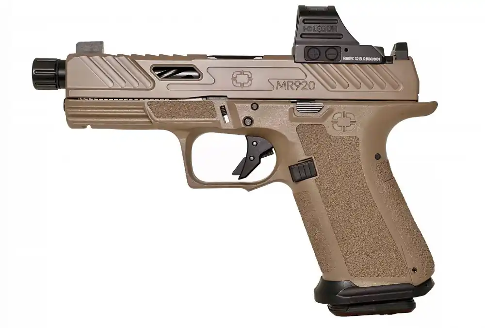 Ready to Order - Shadow Systems MR920 Elite Threaded Barrel 9mm Flat Dark Earth Pistol w/ Holosun