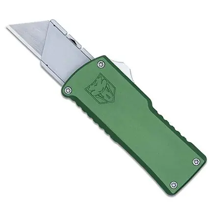 Limited Quantity | CobraTec OTF Utility Knife Olive Drab Green