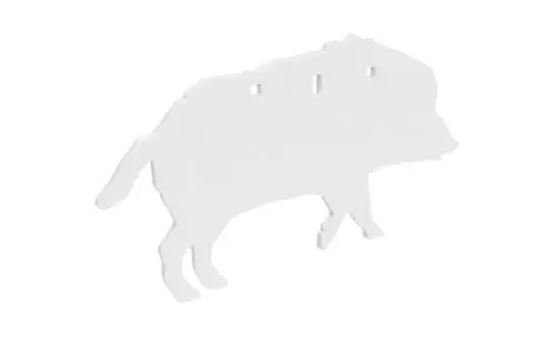 Birchwood Casey BC-47709 Centerfire Silhouette Boar 3/8" AR500 Steel Target | Deal of the Day