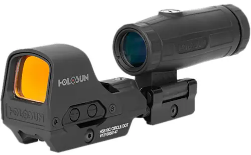 Holosun 510 Open Reflex Green Multi Reticle with HM3X Combo - Best Value
