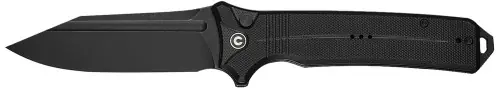 CIVIVI Neurohaptic EDC Folding Knife 3.74in Clip Point Black Stonewashed Nitro-V - Special Offer