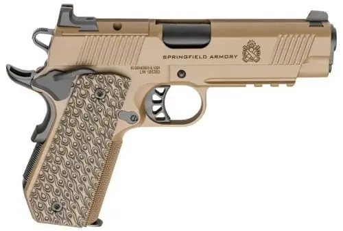 Big Sale | Springfield Armory 1911 TRP Optic Ready .45 ACP Tan Pistol w/ Agency Optic System