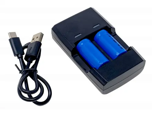 Nightstick NS1-BATT 16310 Li-Ion USB-C Rechargeable Battery 2-Pack - Free Returns