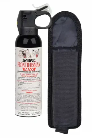 SABRE Frontiersman MAX Bear & Mountain Lion Pepper Spray - Reduced Price