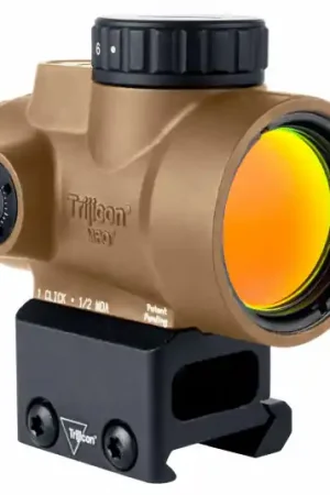 Trijicon MRO SD Coyote Tan 1x25mm 2 MOA Red Dot Reticle Full Co-Witness Mount | Price Drop