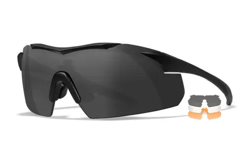 Wiley X WX Vapor 3502 Vapor Gry/Clr/Rust/MTBLK | Brand New
