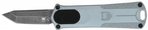 Cobratec 952 California OTF Tanto Plain D2 Black Stonewashed Gray Anodized - Newly Added
