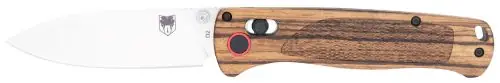 Cobratec Zebrawood Folder D2 Bar Lock 76mm Satin | On Sale