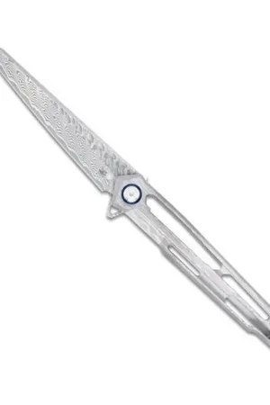 Cobratec Ghost Damascus Wharncliffe Frame Lock | New Arrival