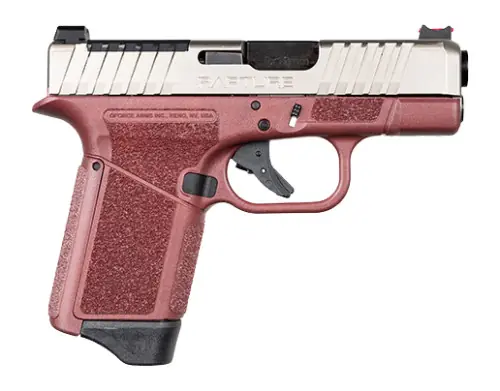 Gforce Arms Rapture Subcompact Frame 9mm 12+1 3.25" Black Steel Barrel, Nickel Optic Cut/Serrated Steel Slide, | Ships Fast